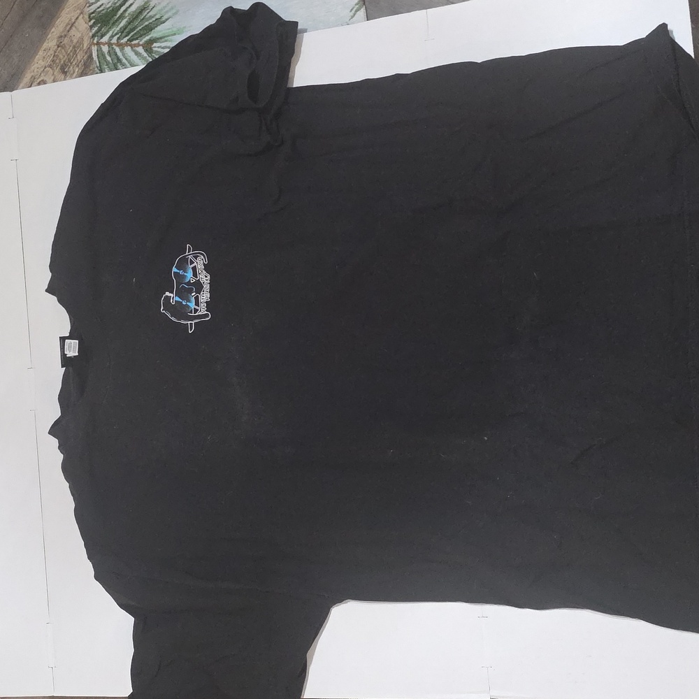 Black Santa Monica Airlines Natas Kaupas Santa Cruz XL Shirt - Picture 3 of 6